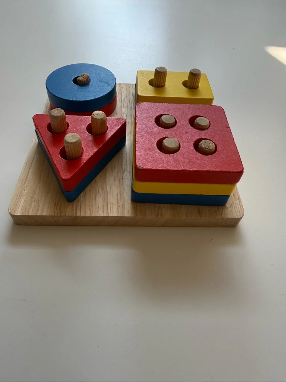 HELLOWOOD Wooden Activity Cube, 8-in-1 Montessori Baby toy
